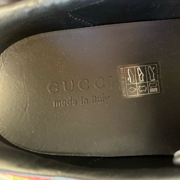Gucci Ace Black Stripe Sneakers - Picture 5 of 9